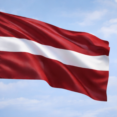 Latvijas karogi – standarta audums
