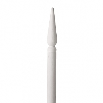 Koka karoga kāts balts 238cm (ar uzgali)