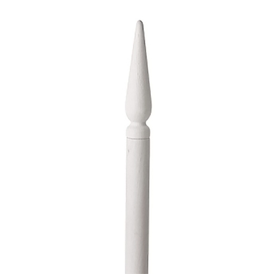 Koka karoga kāts balts 238cm (ar uzgali)