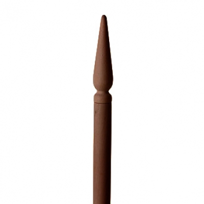 Koka karoga kāts brūns 238cm (ar uzgali) Koka karoga kāts brūns 238cm (ar uzgali)