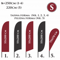 Pludmales karoga masts S PRO