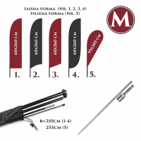 Pludmales karoga komplekts M ar zemes stieni Pludmales karoga komplekts M ar zemes stieni